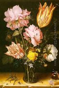 Bouquet of Flowers on a Stone Ledge 1620 - Christoffel van den Berghe