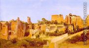 The Ruins of the Septizonium on the Palatine in Rome 1829 - Charles Blechen