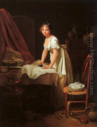Young Woman Ironing - Louis Léopold Boilly
