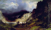 Storm in the Rocky Mountains, Mt. Rosalie, published 1869 - Albert Bierstadt