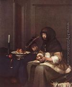 Woman Peeling Apples 1660 - Gerard Ter Borch