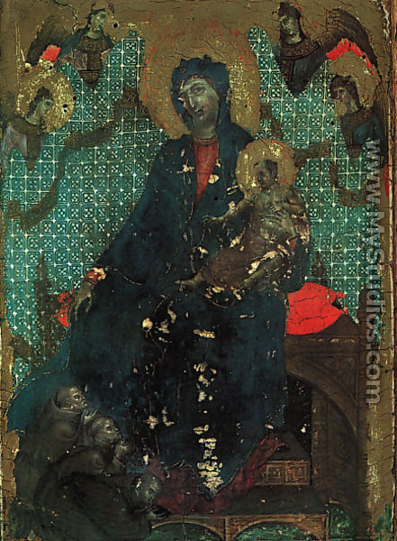 The Madonna of the Franciscans 1287-88 - Duccio Di Buoninsegna