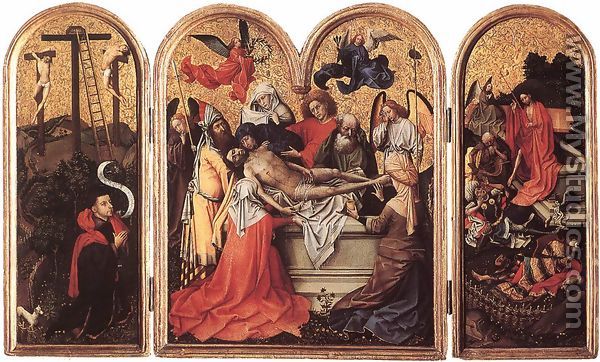 Seilern Triptych 1410-20 - (Robert Campin) Master of Flémalle