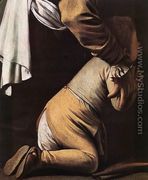 Madonna del Rosario (detail 1) 1607 - (Michelangelo) Caravaggio