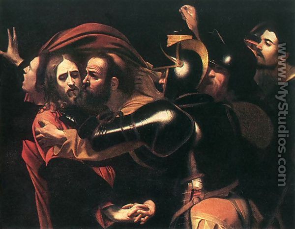 The Taking of Christ c. 1598 - (Michelangelo) Caravaggio