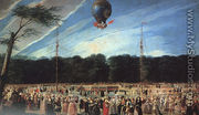 Balloon Ascent at Aranjuez, 1784 - Antonio Carnicero Y Mancio