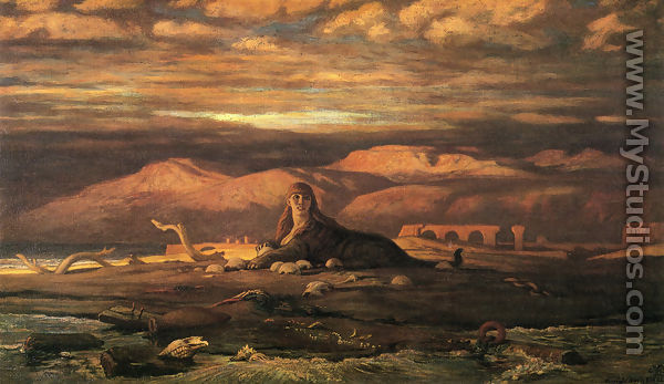 The Sphinx of the Seashore (1879-80) - Elihu Vedder