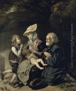 Beggars on the Road to Stanmore - Johann Zoffany