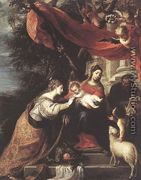 The Mystic Marriage of St Catherine (2) 1660 - Mateo the Younger Cerezo