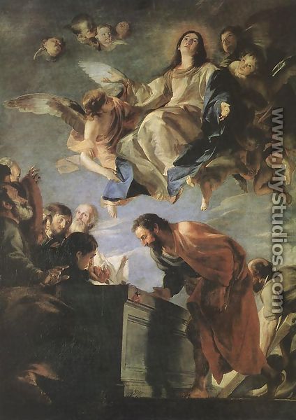 The Mystic Marriage of St Catherine 1660 - Mateo the Younger Cerezo