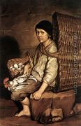 Boy with a Basket c. 1745 - Giacomo Ceruti (Il Pitocchetto)