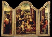 Triptych: Adoration of the Magi - Pieter Coecke Van Aelst