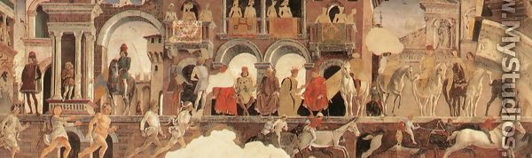 Allegory of April (detail 1) 1476-84 - Francesco Del Cossa