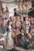 Allegory of April- Triumph of Venus (right view)1476-84 - Francesco Del Cossa