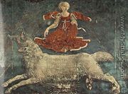 Allegory of March- Triumph of Minerva (detail 3) 1476-84 - Francesco Del Cossa