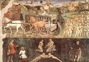 Allegory of May- Triumph of Apollo (detail) 1476-84 - Francesco Del Cossa