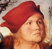 Portrait of Dr. Johannes Cuspinian (detail 1) c. 1502 - Lucas The Elder Cranach
