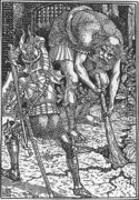 King Arthur and the Giant, Book I canto VIII - Walter Crane