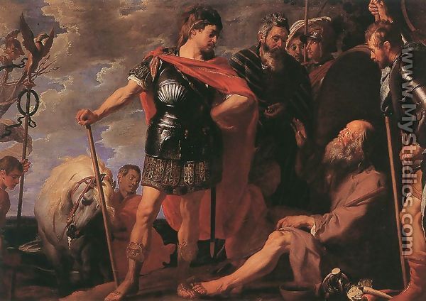 Alexander and Diogenes - Gaspard de Crayer