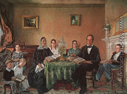 Reverend John Atwood and his Family 1845 - Henry F. Darby