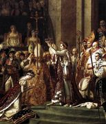 Consecration of the Emperor Napoleon I (detail 2) 1805-07 - Jacques Louis David