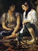 The Women of Algiers (detail) 1834 - Eugene Delacroix