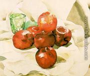 Still Life with Apples and a Green Glass 1925 - Charles Demuth