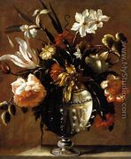 Vase of Flowers c. 1650 - Diego Valentin Diaz