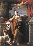 Saint Agnes c. 1620 - Domenichino (Domenico Zampieri)
