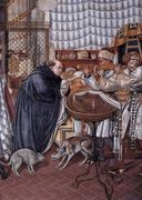 Care of the Sick (detail 1) 1441-42 - Domenico Di Bartolo