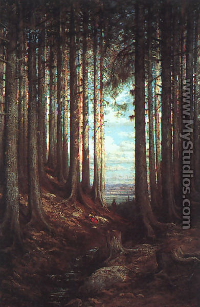 Alpine Scene 1865 - Gustave Dore