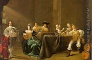 Card Players and Merrymakers 1640 - Jacob Duck