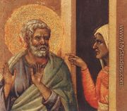 Christ Mocked (detail 2) 1308-11 - Duccio Di Buoninsegna