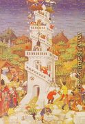 The Building of the Tower of Babel 1424 - Master of the Duke of Bedford