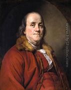Portrait of Benjamin Franklin 1778 - Joseph Siffrein Duplessis