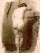 Study of a Standing Nude Woman - Thomas Cowperthwait Eakins
