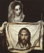 St Veronica Holding the Veil c. 1580 - El Greco (Domenikos Theotokopoulos)