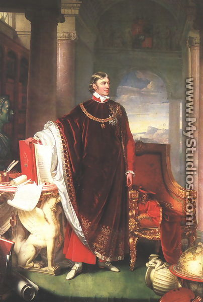 Portrait of Ferenc Széchényi 1823 - Johann-Nepomuk Ender