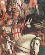 The Ghent Altarpiece- The Soldiers of Christ (detail) 1427-30 - Jan Van Eyck