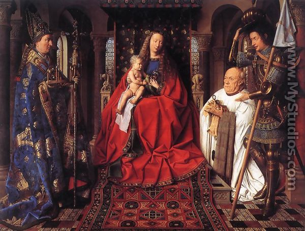 The Madonna of Canon van der Paele 1436 - Jan Van Eyck