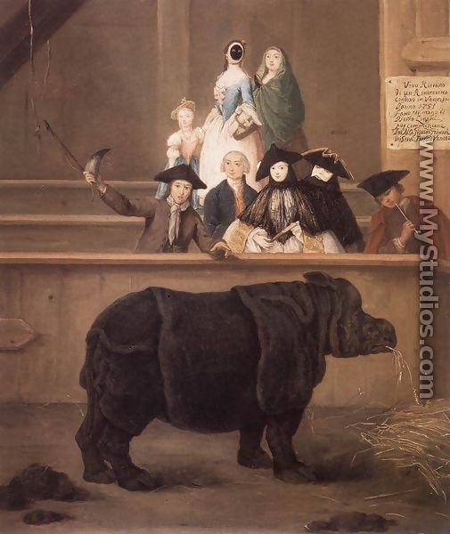 The Rhinoceros 1751 - Pietro Falca (see Longhi)