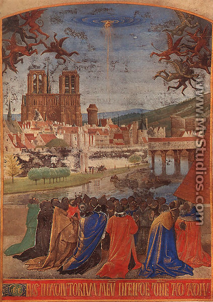 Descent of the Holy Ghost upon the Faithful 1452 - Jean Fouquet