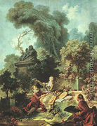 The Lover Crowned 1771-73 - Jean-Honore Fragonard