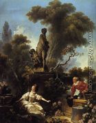 The Progress of Love: The Meeting 1773 - Jean-Honore Fragonard