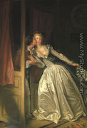 The Stolen Kiss (1) (detail) 1787-89 - Jean-Honore Fragonard