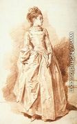 Young Woman Standing 1775-85 - Jean-Honore Fragonard