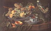Still-life with Fruits and Parrot c. 1640 - Jan Fyt