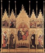 Coronation of the Virgin and Saints c. 1400 - Gentile Da Fabriano