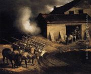 The Plaster Kiln 1822-23 - Theodore Gericault