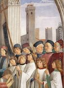 Obsequies of St Fina (detail) 1473-75 - Domenico Ghirlandaio